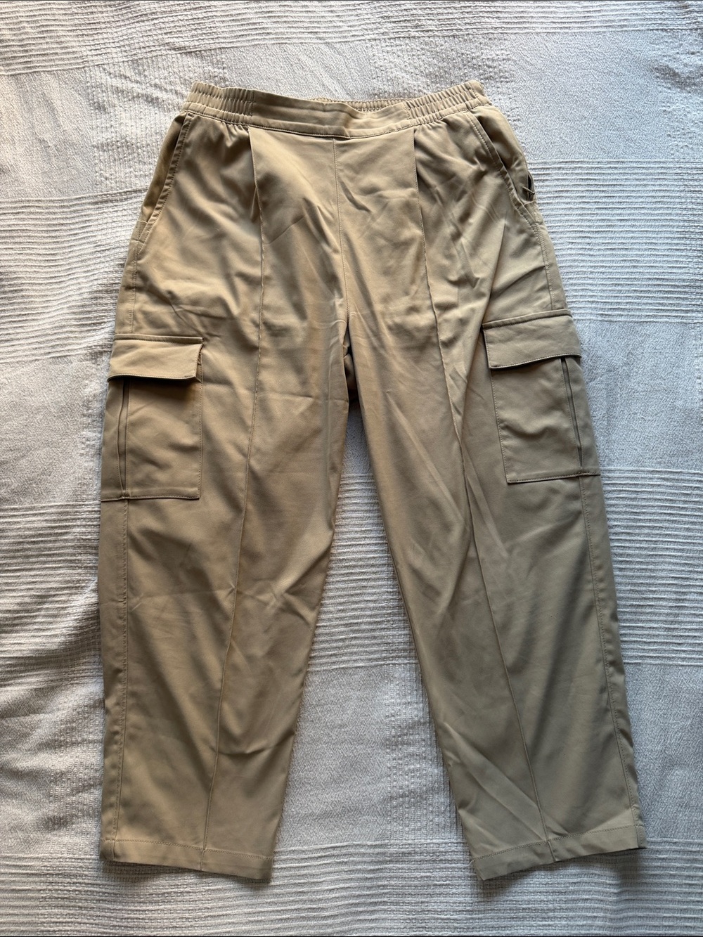 The North Face Tan Elastic-Waist Cargo Pants